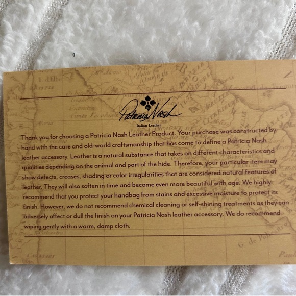 NWOT Patricia Nash Black Leather Hand Tooled Shoulder Bag Crossbody Purse Cover - Picture 8 of 17